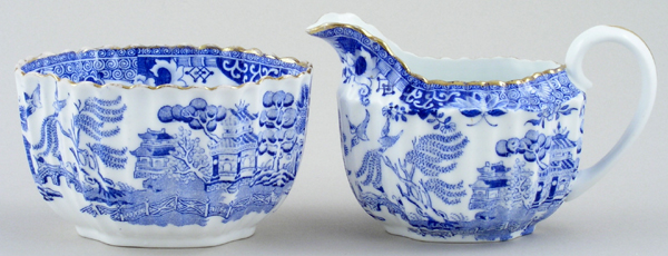 Creamer and Sugar Bowl c1880